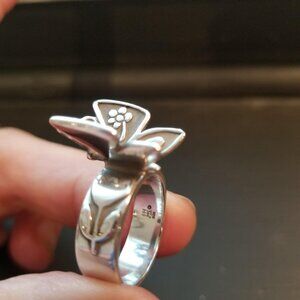 James Avery Mariposa Butterfly Ring size 7.5